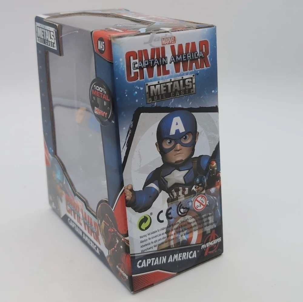 Captain America Metals Die Cast Figure Sealed 4in